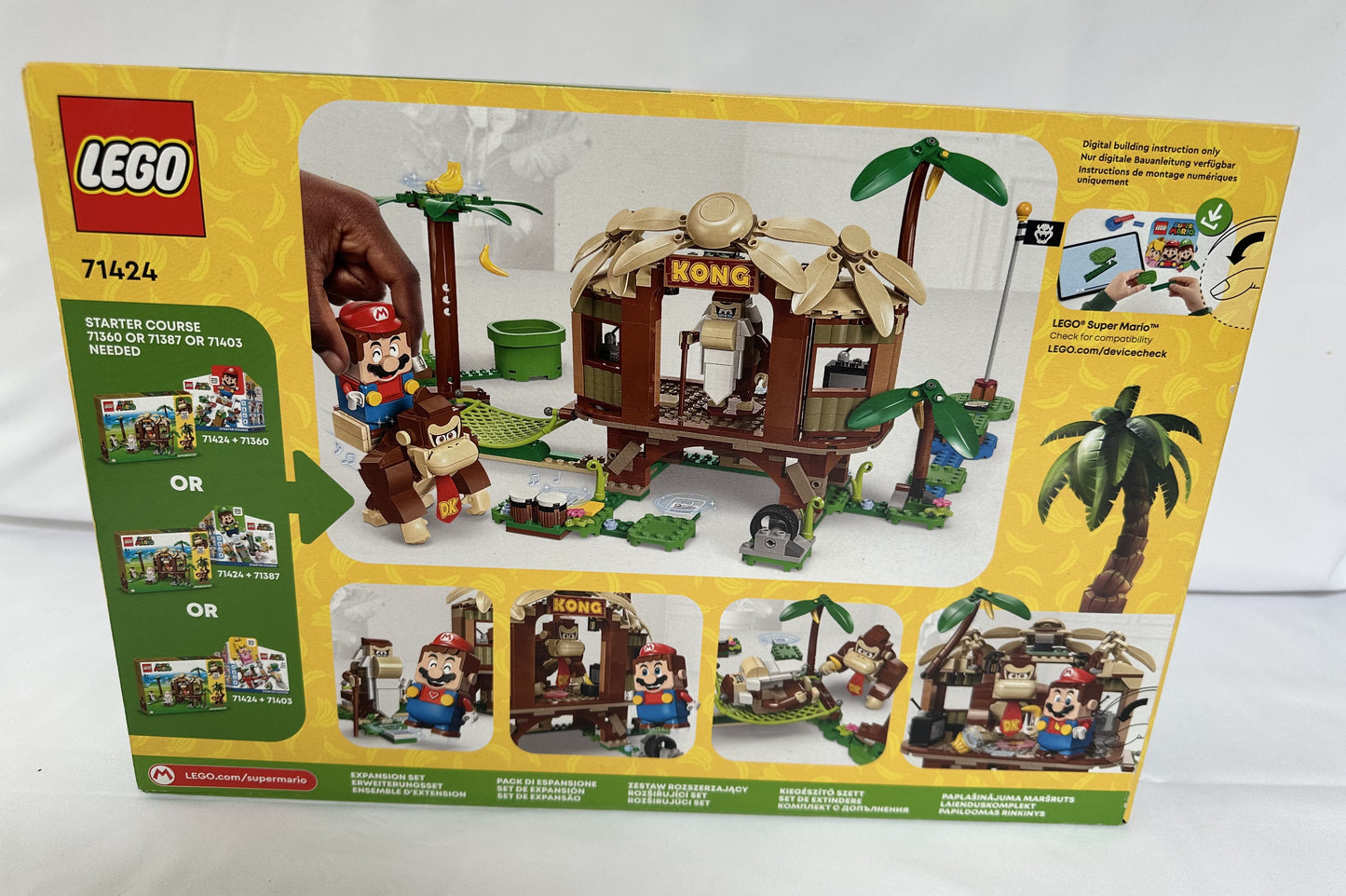LEGO® Super Mario: Donkey Kong's Tree House & Peach Starter Course – 71424 & 71403 – source:set Grade S-6