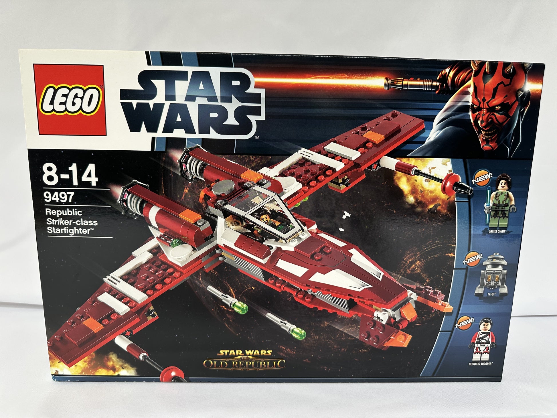 LEGO Star Wars Republic Gunship box with model and characters on a white background