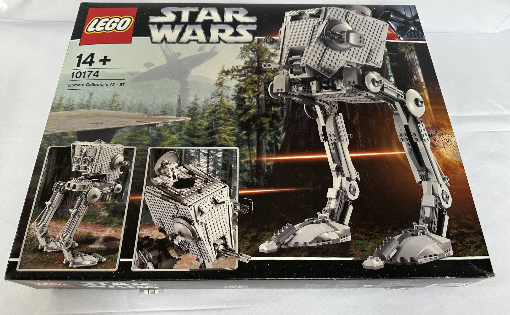 LEGO Star Wars AT-AT set packaging with images of the toy on a white background
