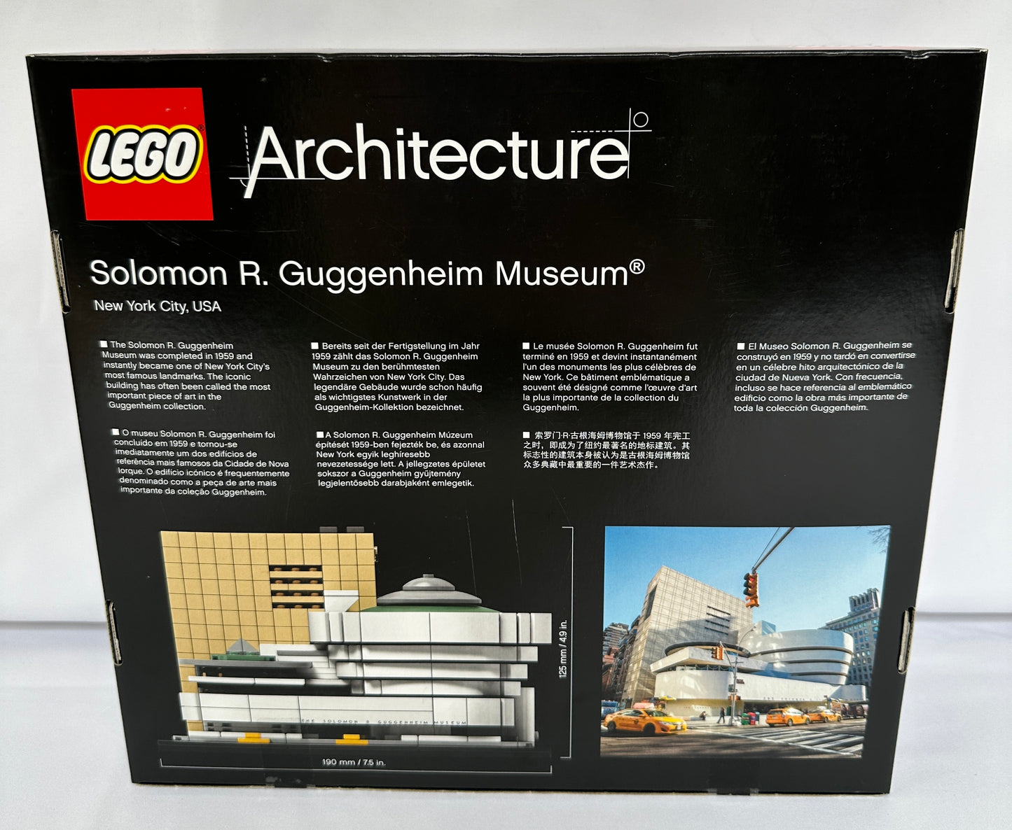 LEGO® Architecture: Solomon R. Guggenheim Museum – 21035 – source:set Grade S-8