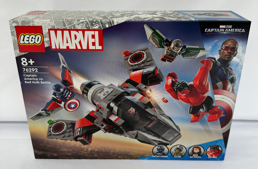 LEGO Marvel Captain America toy set packaging on a white background