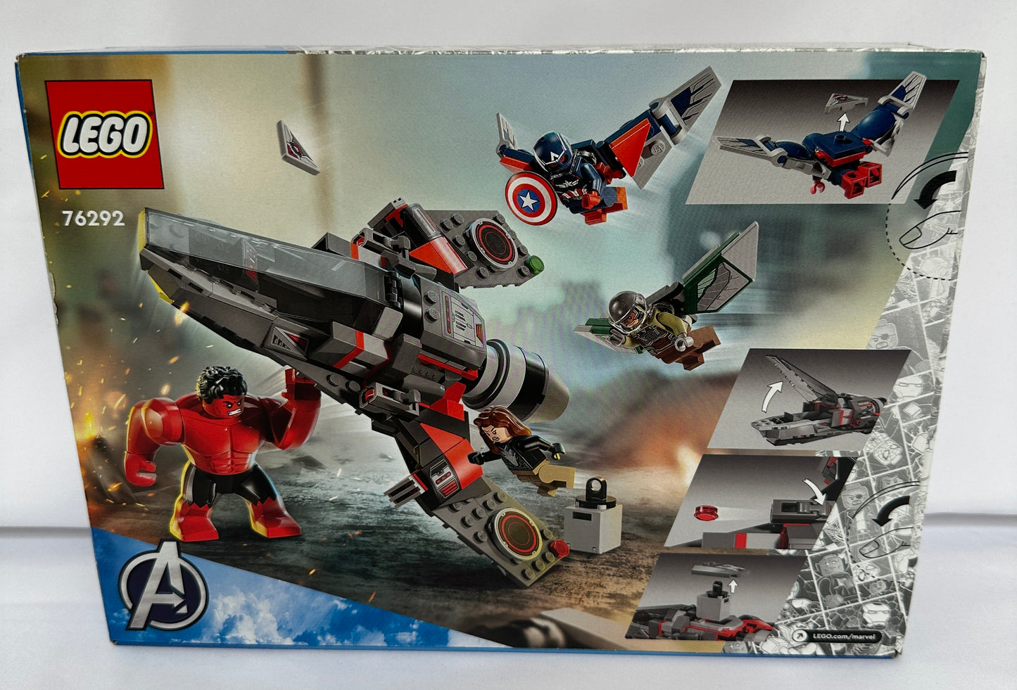 LEGO® Marvel: Captain America vs. Red Hulk Battle – 76292 – source:set Grade S-9