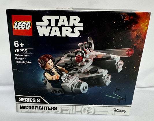 LEGO Star Wars Millennium Falcon Microfighter set packaging on a white background