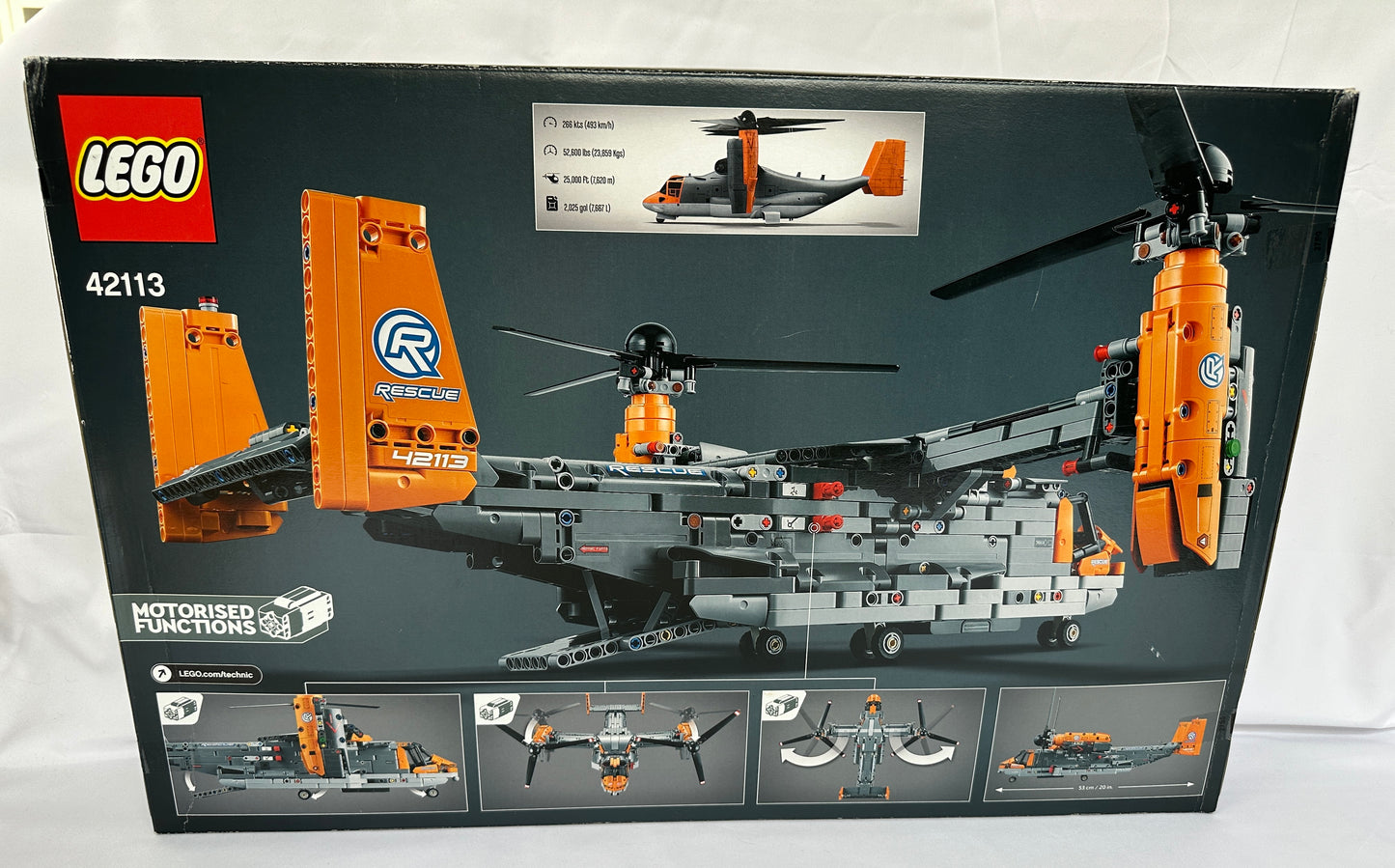 LEGO® Technic: Bell-Boeing V-22 Osprey – 42113 – source:set Grade S-7