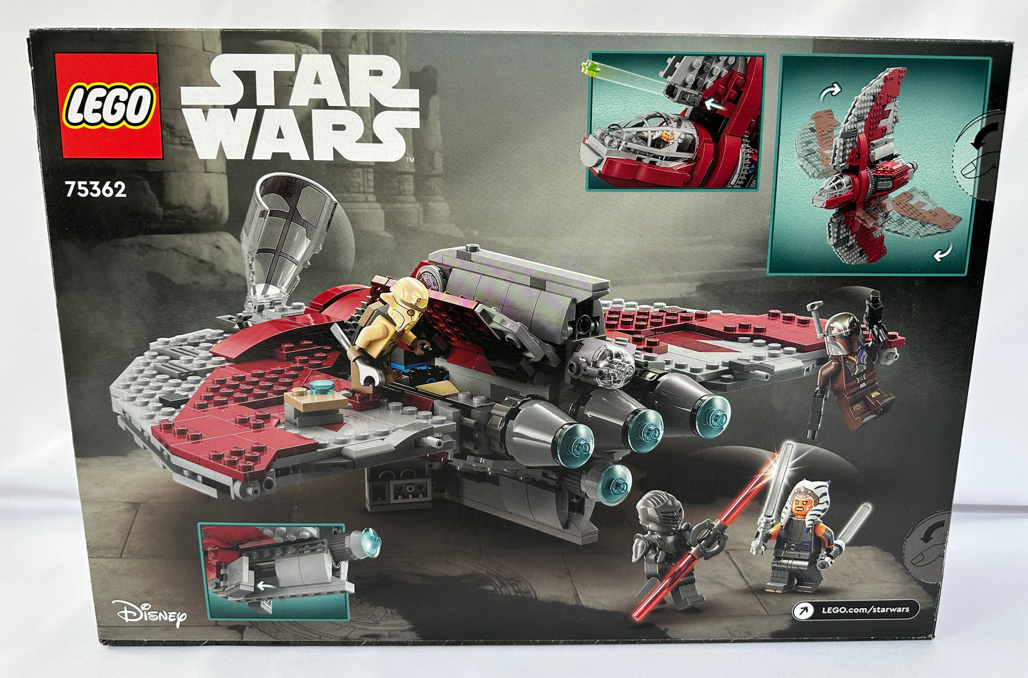 LEGO® Star Wars: Ahsoka Tano's T-6 Jedi Shuttle – 75362 – source:set Grade S-9