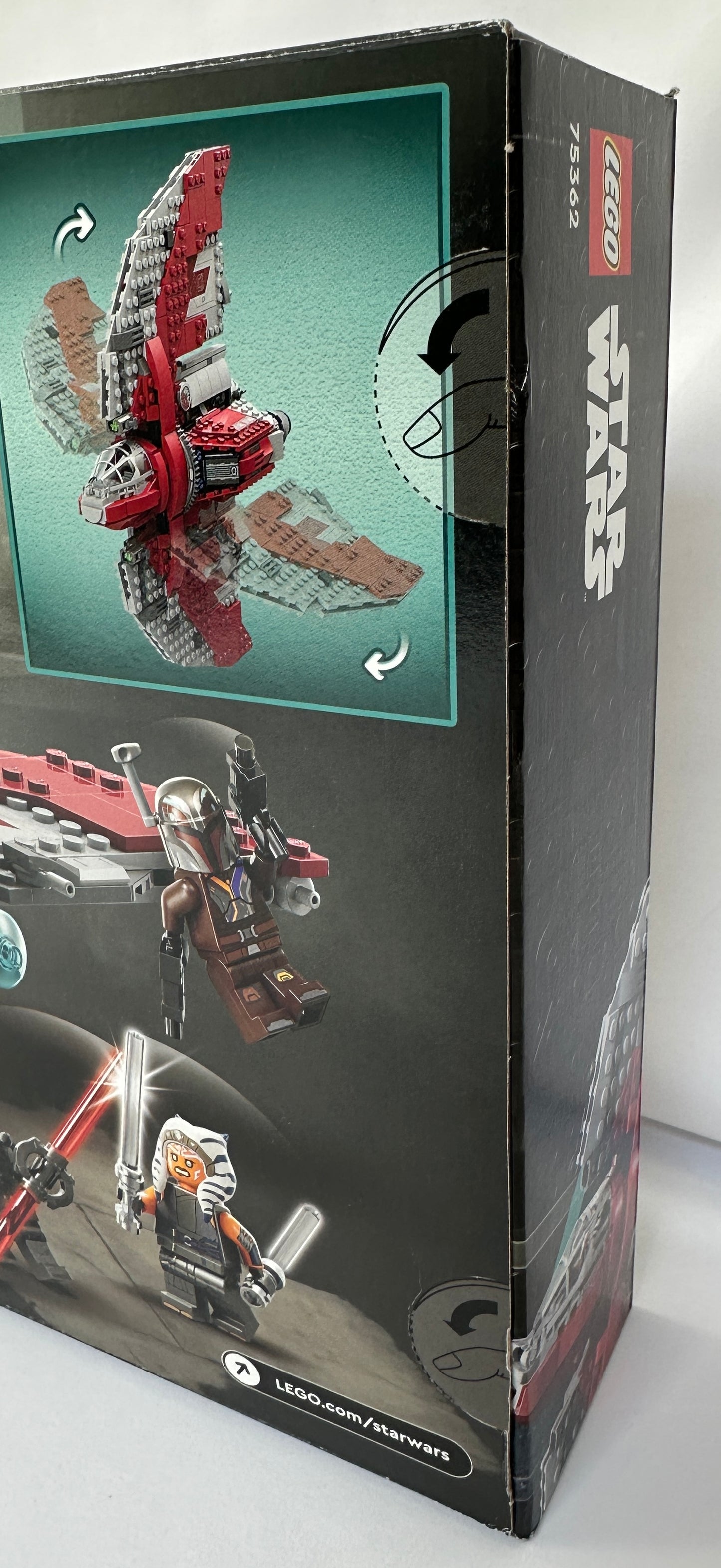 LEGO® Star Wars: Ahsoka Tano's T-6 Jedi Shuttle – 75362 – source:set Grade S-9