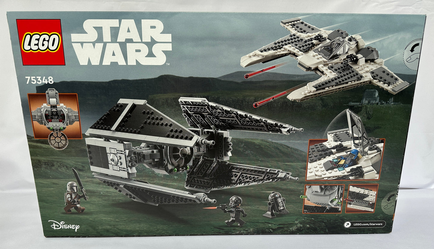 LEGO® Star Wars: Mandalorian Fang Fighter vs. TIE Interceptor – 75348 – source:set Grade S-10