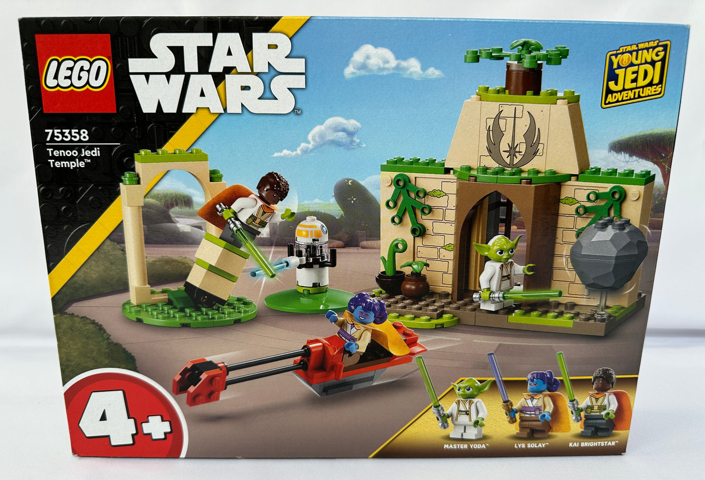 LEGO Star Wars Ten藐 Jedi Temple set packaging on a white background