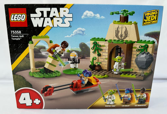 LEGO Star Wars Ten藐 Jedi Temple set packaging on a white background