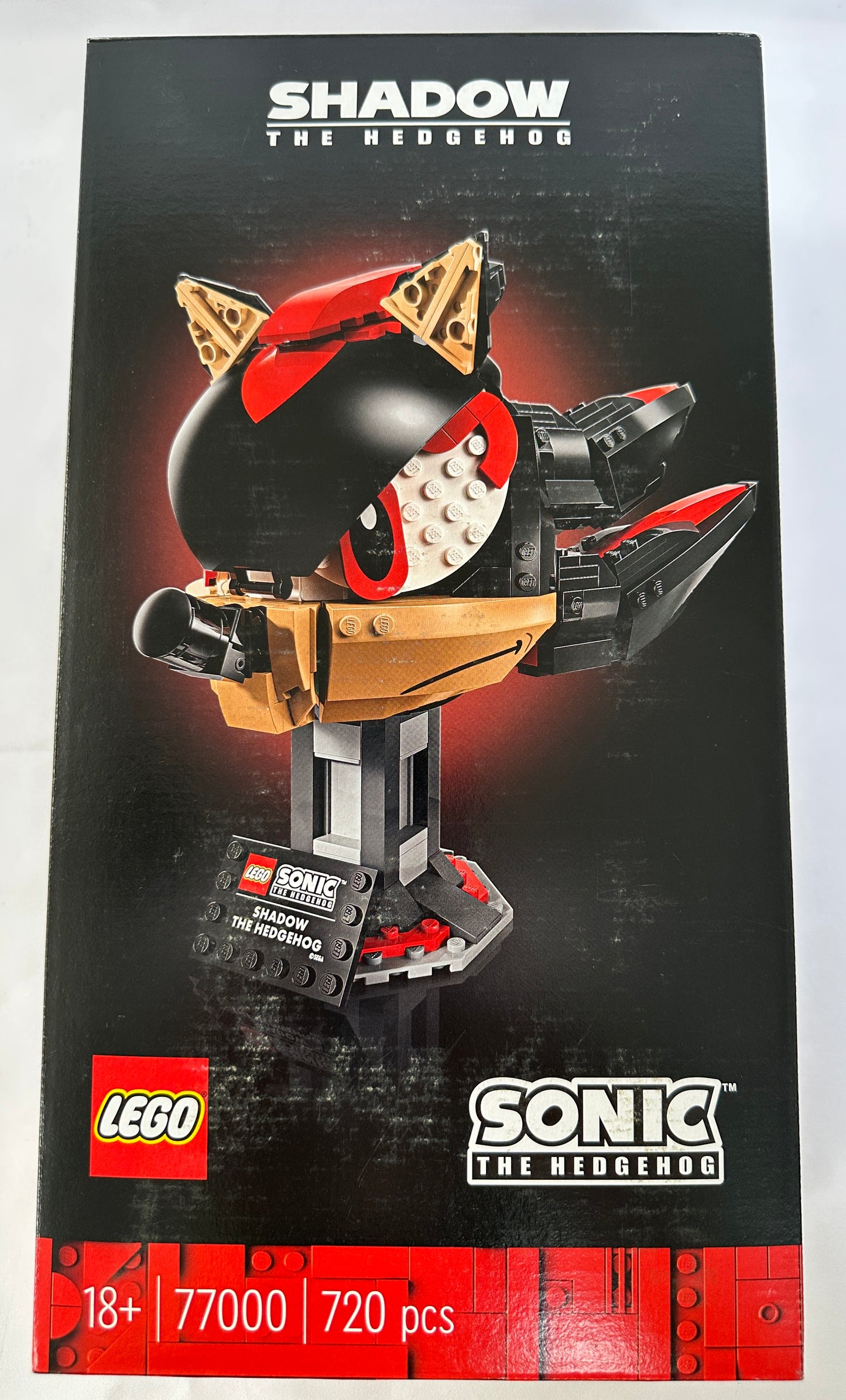 LEGO Sonic the Hedgehog Shadow figure packaging on a white background