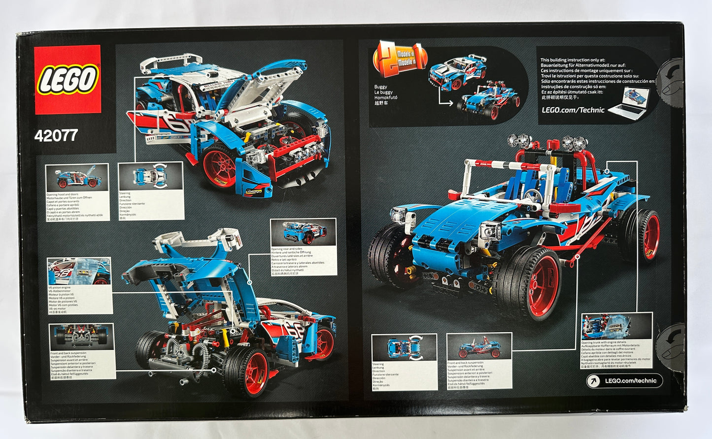 LEGO® Technic: Rally Car – 42077 – source:set Grade S-6