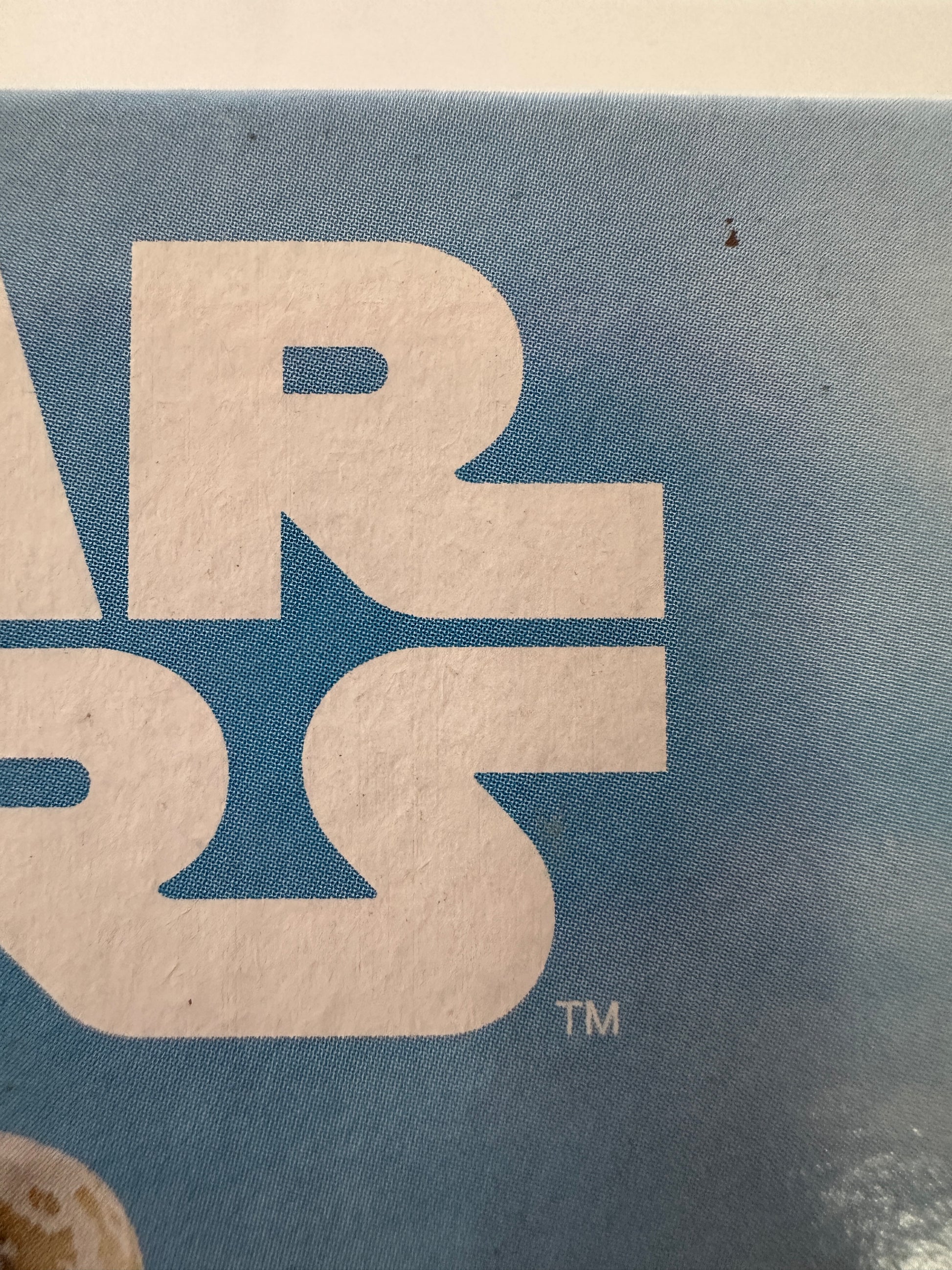Small marks on Star Wars Lego box.