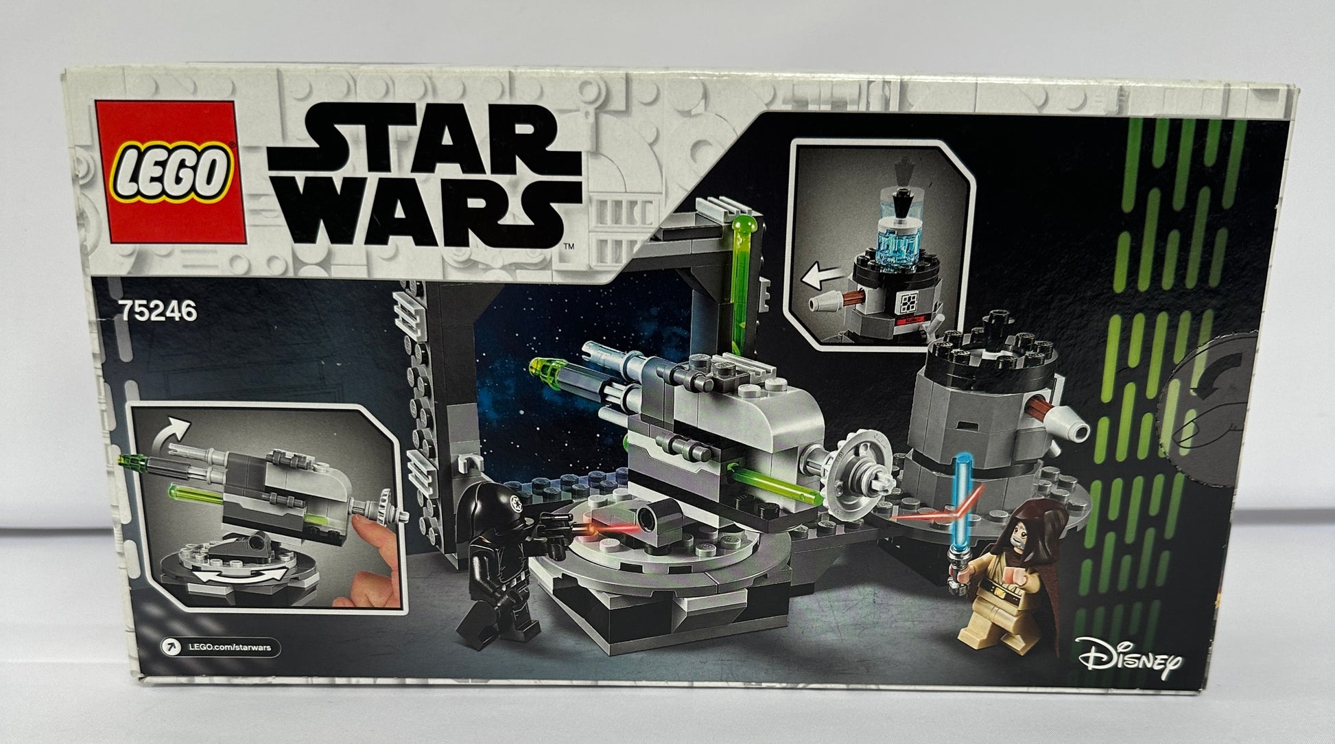 LEGO Star Wars set packaging with model and branding
