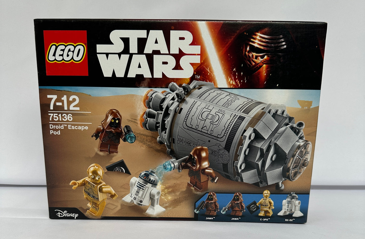 LEGO Star Wars Droid Escape Pod set packaging on a white background