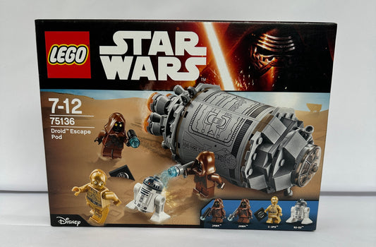 LEGO Star Wars Droid Escape Pod set packaging on a white background