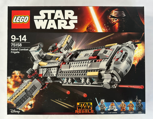 LEGO Star Wars Rebel Combat Frigate set packaging on a white background